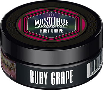 Табак Must Have Undercoal, 25гр "Ruby Grape / Рубиновый виноград"